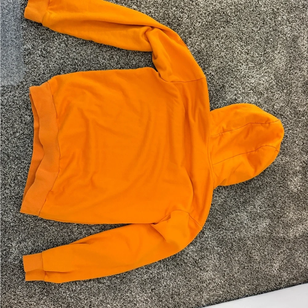 ALO Bright Orange Hoodie- Like New - Picture 4 of 4